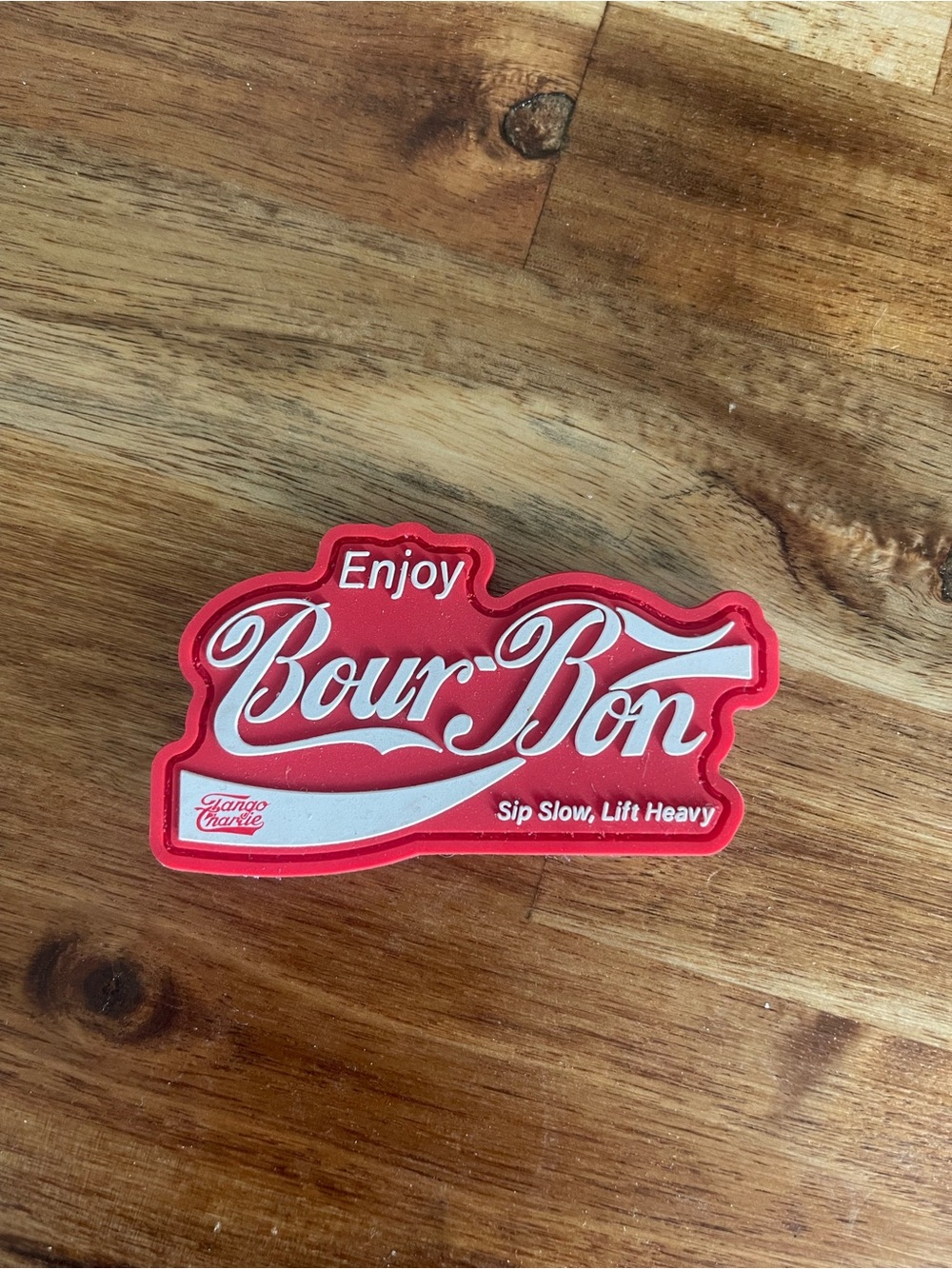 “Enjoy Bourbon” Velcro PVC Patch